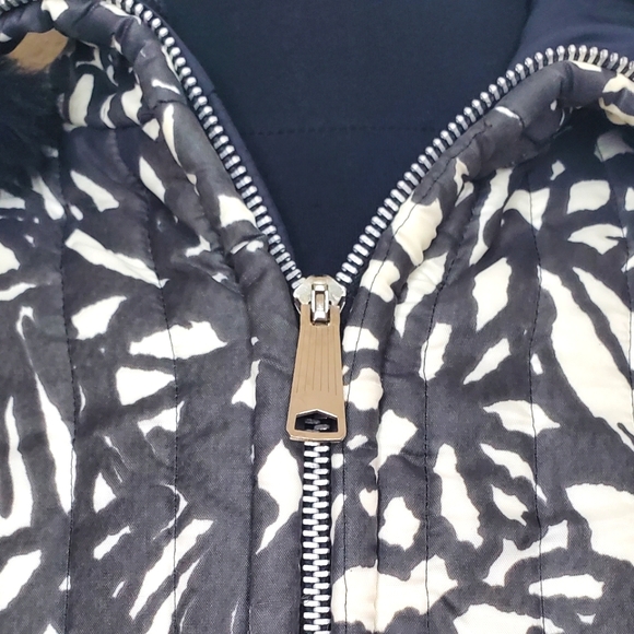 VTG Juniorite New York Abstract Quilted Winter Women's KIDS XS/S Jacket - Picture 6 of 15